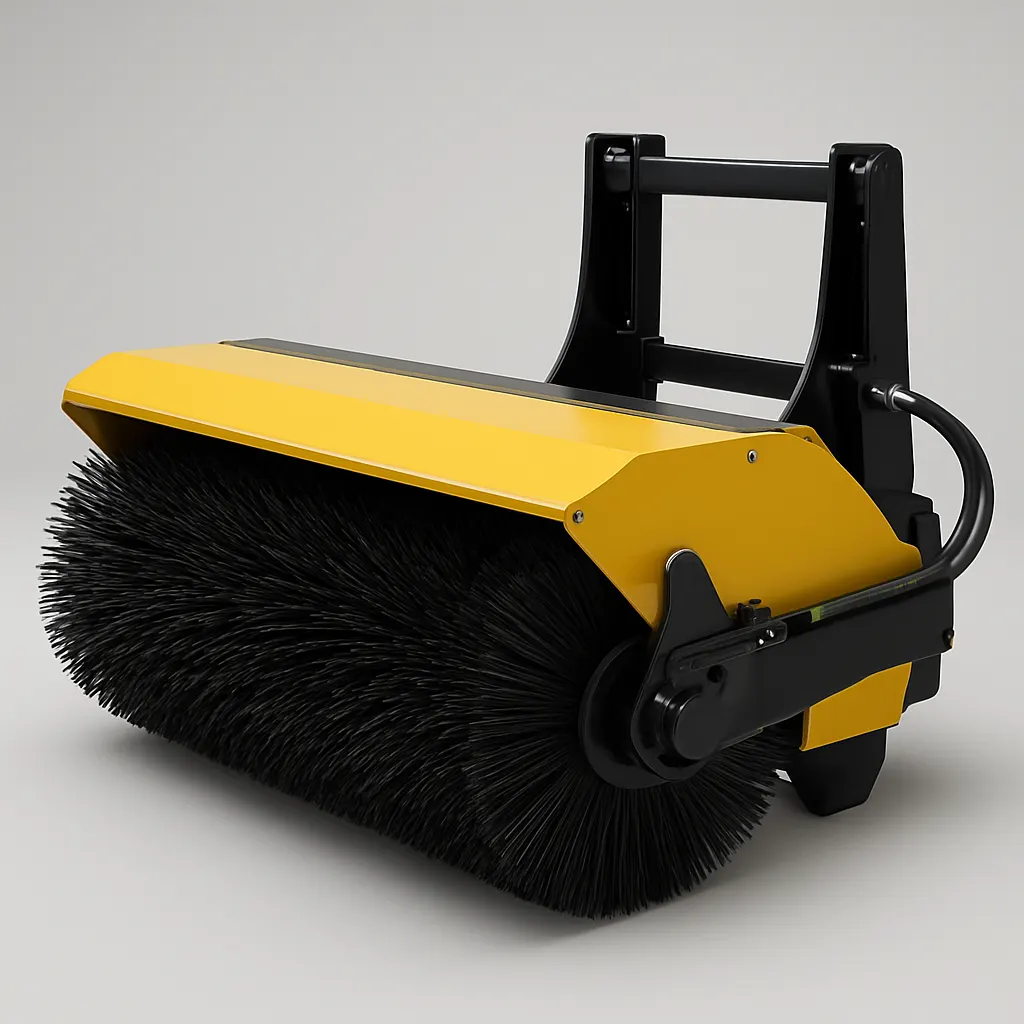 Pavement Sweeper Skid Steer Attachment equipment for rent
