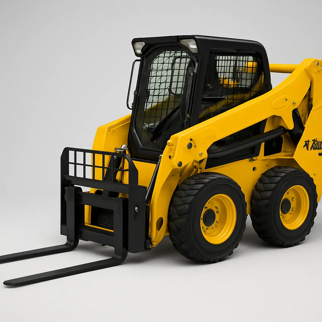 Bobcat S530 Skid Steer with Bucket & Forks equipment for rent